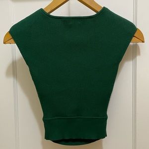 Aritzia Wilfred Free Cut Out Knit Top